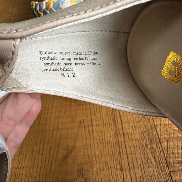 NEW Seychelles BC Wanna Be Heels in Blush Multi Size 8.5 - Picture 10 of 12